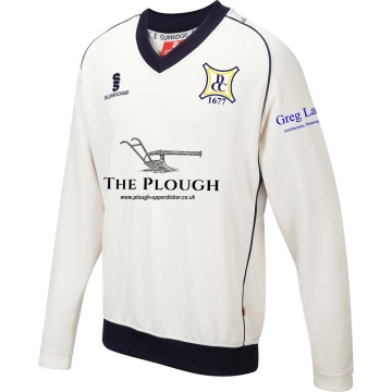 Dicker CC Long Sleeve Sweater Navy Trim